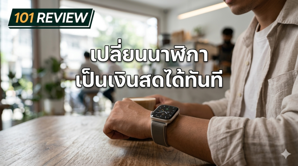 จำนำ Apple Watch ที่ไหนดี? เปรียบเทียบร้านรับจำนำให้ราคาสูงสุด 2569 2 จำนำ Apple Watch แลกเงินสดทันที ร้านรับจำนำให้ราคาสูง ไม่ต้องขายขาด