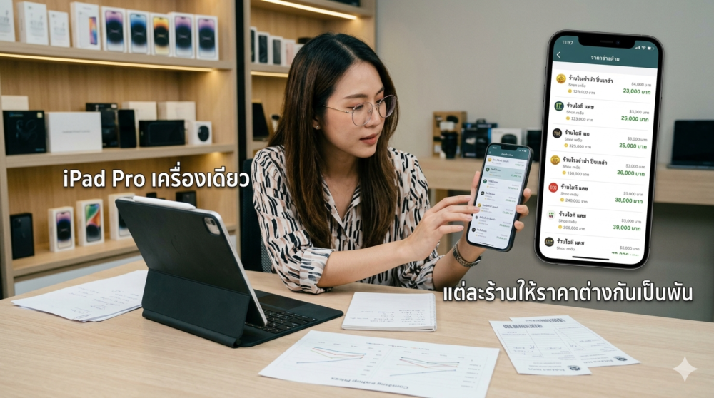 รีวิวร้านรับจำนำ iPad Pro ในกรุงเทพ 2026 ที่ไหนให้ราคาสูงสุด เช็กก่อนเสียเปรียบ 1 ร้านรับจำนำ ไอแพด กรุงเทพ